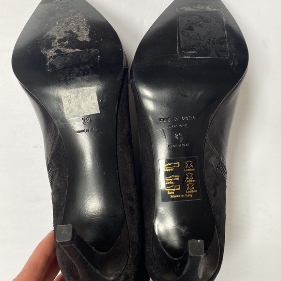 Rag & Bone Beha Pointy Toe Mix Leather and Suede Bootie - Picture 11 of 12